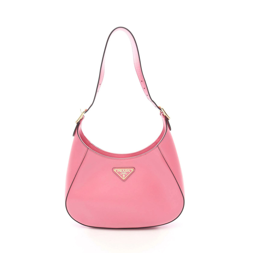 Prada Cleo Leather Shoulder Bag Pink